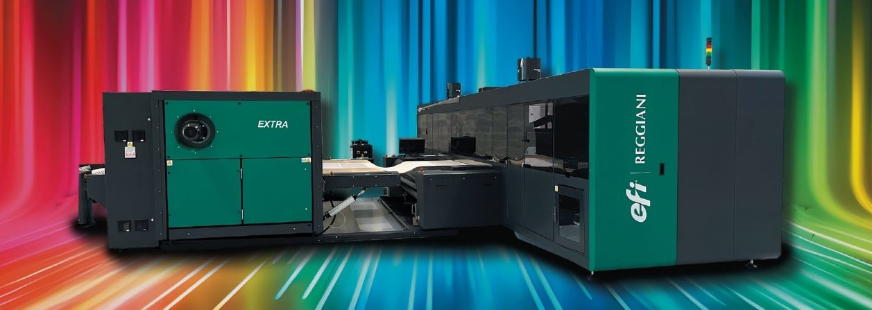 Imprimantă digitală Reggiani EXTRA pentru imprimare directă pe material textil și hârtie
