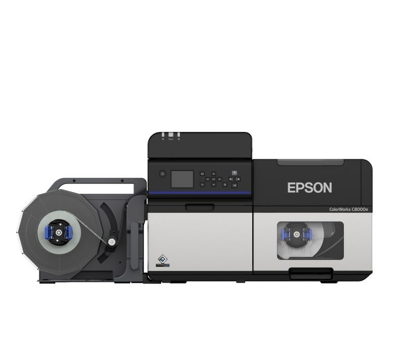 Noua imprimantă compactă industrială color pentru etichete
ColorWorks C8000e de la Epson produce etichete de înaltă
calitate la viteză mare, cu o reducere semnificativă a deșeurilor și
a amprentei asupra mediului.