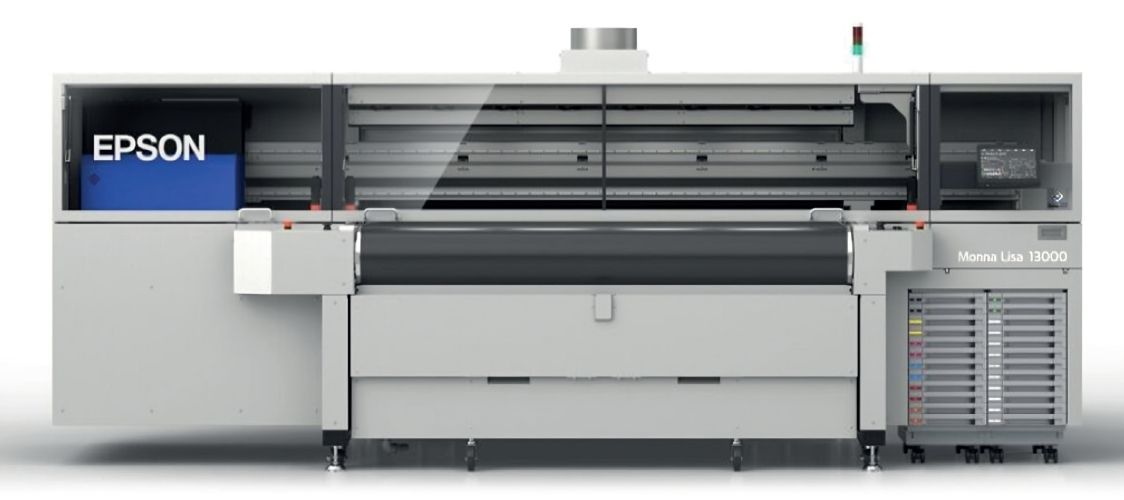 Epson a lansat Monna Lisa 13000 la drupa, o imprimantă digitală accesibilă, direct pe țesătură, cu un singur pas, cu amprentă compactă, care oferă imprimare în linie folosind cerneluri pigmentare mai durabile