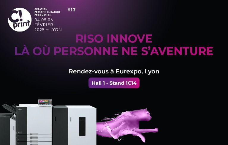 Înființată la Lyon din 1993, RISO FRANCE este cea mai importantă filială a grupului japonez RISO KAGAKU Corporation care proiectează,
produce și comercializează sisteme de imprimare de producție. RISO FRANCE asigură comercializarea produselor RISO în
Franța, Benelux, Elveția, Africa francofonă și Orientul Mijlociu