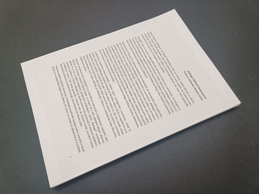 Oferim imprimare profesionistă eseuri, opere Bac alb negru A4 la prețuri competitive în Sector 4, Berceni, București. Serviciile noastre rapide și fiabile sunt perfecte pentru  elevi care necesită documente clare, tipărite cu precizie. Cu tehnologie de ultimă oră și atenție la detalii, garantăm lucrări structurate perfect, respectând normele academice.  Livrare rapidă în București (inclusiv comandă urgentă. Prețuri accesibile pentru eseuri, referate.  Hârtie de calitate superioară 80g/m² și opțiuni de legare.  Ridicare gratuită din sediul nostru din Berceni.