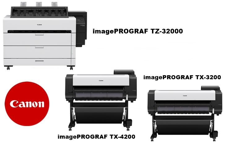 Canon U.S.A., Inc. a lansat șase modele noi de imprimante cu jet de cerneală de format mare din seria imagePROGRAF, special concepute pentru a satisface nevoile de imprimare de mare viteză și volum mare ale piețelor de desen CAD și poster.