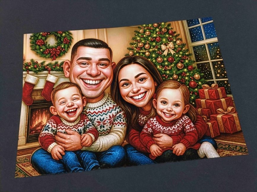 Servicii online Stancu Print  realizare print caricaturi personalizate, cadou caricatura personalizata zi nastere romania. 
