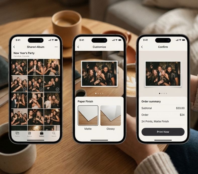 Poze Revelion 2026 printate pe hârtie fotografică calitate premium ghid complet.