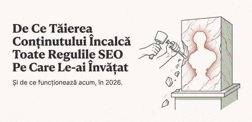 De ce conținutul scurt domină SEO în 2026: Reguli noi pentru un algoritm care prioritizează 