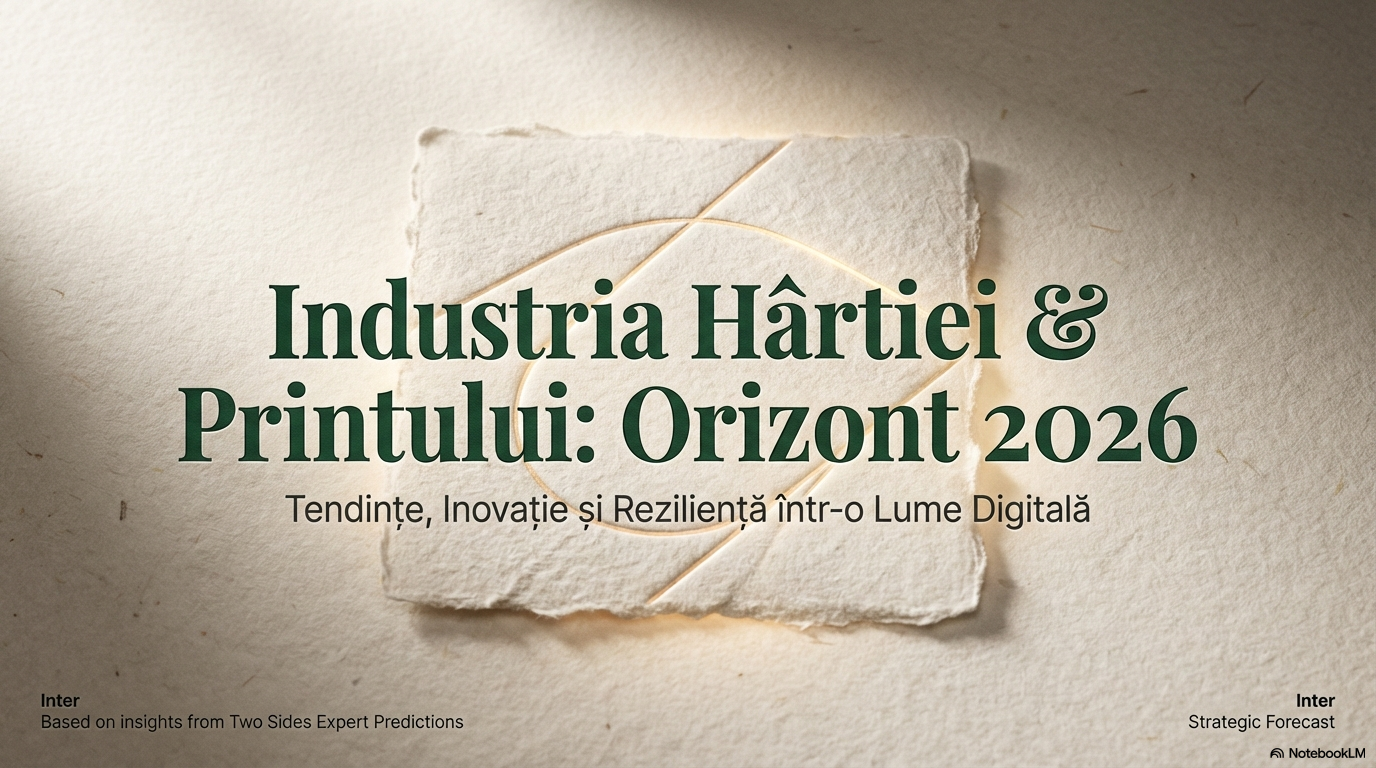 Industria hârtiei în 2026 inovații și tendințe viitoare prezentate de Stancu Print