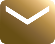 Ein goldenes Quadrat mit einem nach unten zeigenden weißen Pfeil.