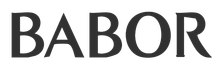 Das Wort „Babor“ steht in schwarzen Buchstaben auf weißem Hintergrund.