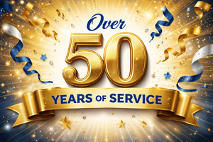 A festive graphic celebrating