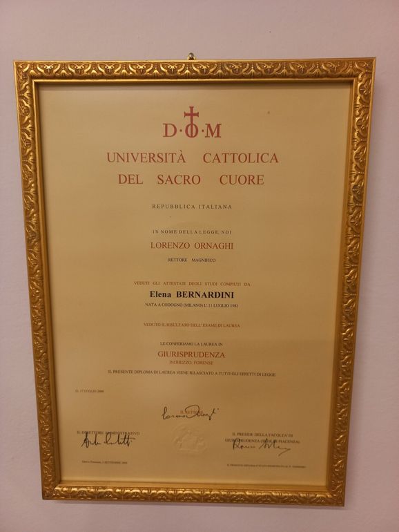 pergamena laurea