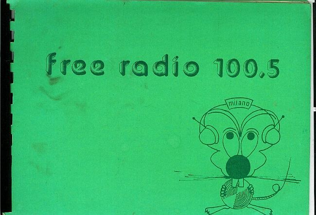 Opuscolo d'epoca Free Radio 100,500