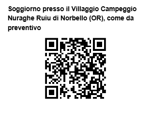 Codice QR per pagare il soggiorno a Nuraghe Ruiu