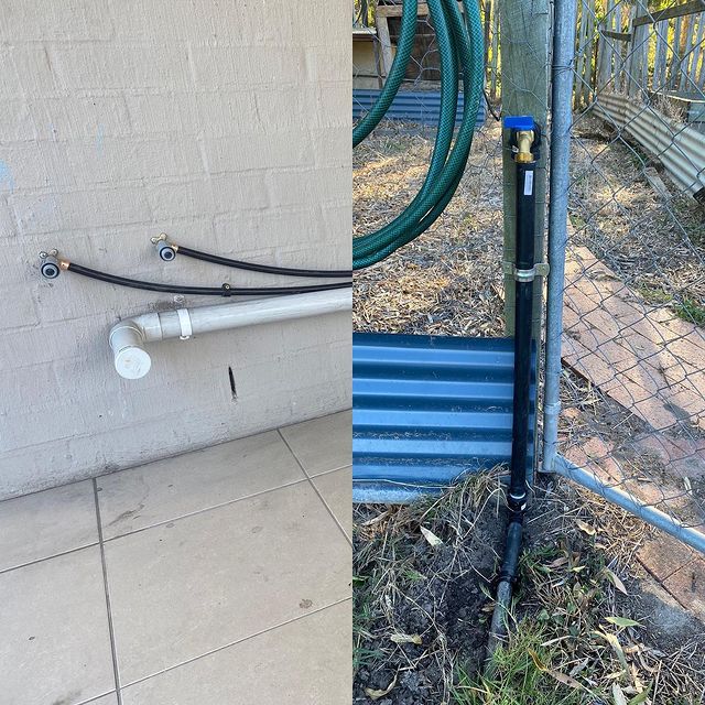 New Installed Water Pipes