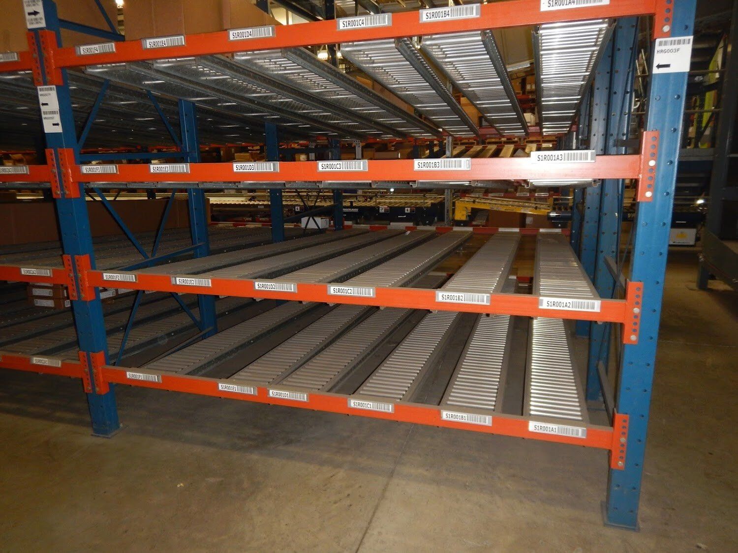 Rack System — Carton Flow Rack in Warehouse in Grand Prairie, TX