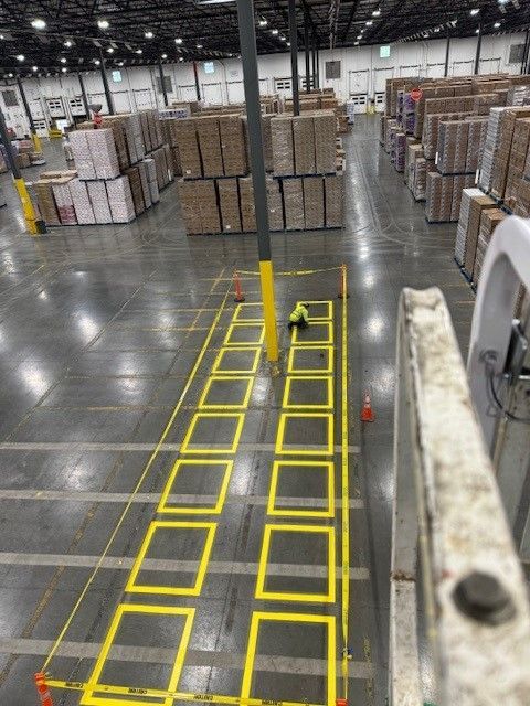 Delivery Truck Full of Wire Decks — Warehouse Equipment Services in Grand Prairie, TX Delivery Truck Full of Wire Decks — Warehouse Equipment Services in Grand Prairie, TX