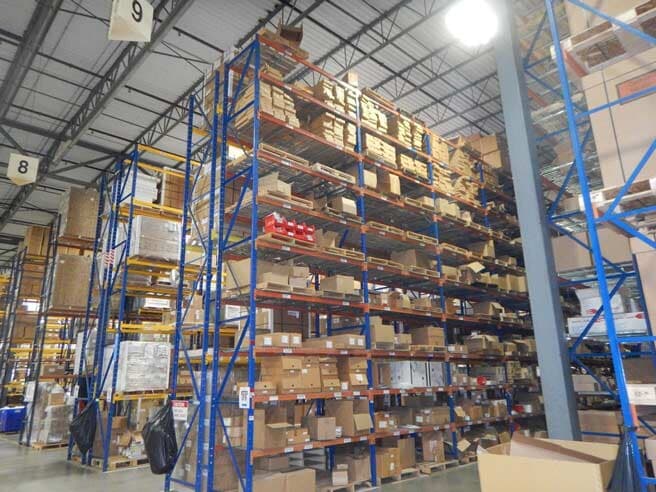 Warehouse Services — Boxes in the Pallet Racks in Grand Prairie, TX