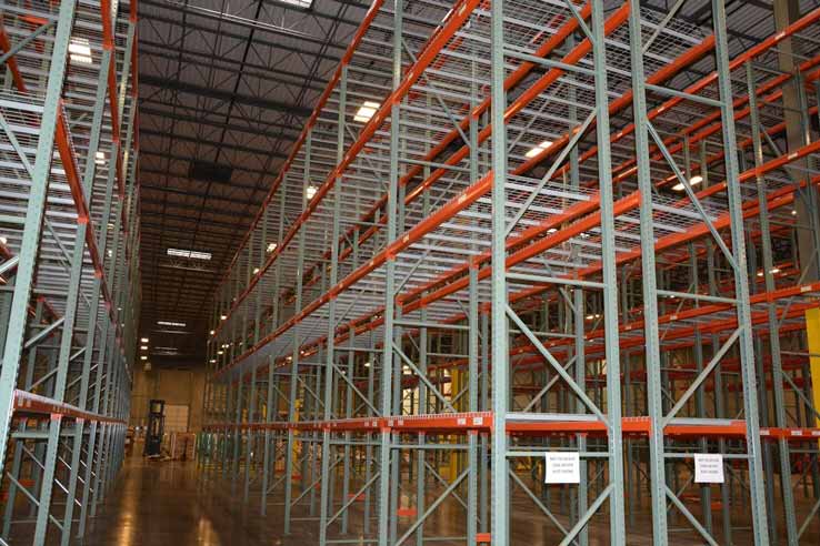 Warehouse Equipments Services — Empty Pallet Rack in Grand Prairie, TX