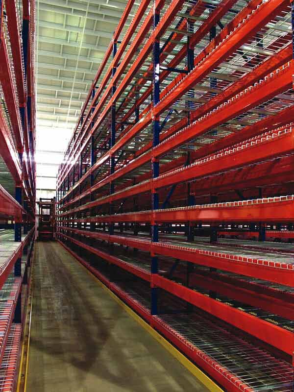 Warehouse Supports — Red Pallet Rack in Grand Prairie, TX