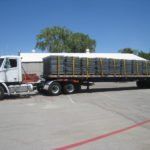 Delivery Truck Full of Wire Decks — Warehouse Equipment Services in Grand Prairie, TX