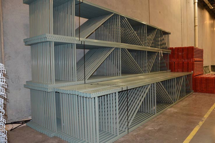 Warehouse Works — Quality Work of Pallets Rack Frame in Grand Prairie, TX
