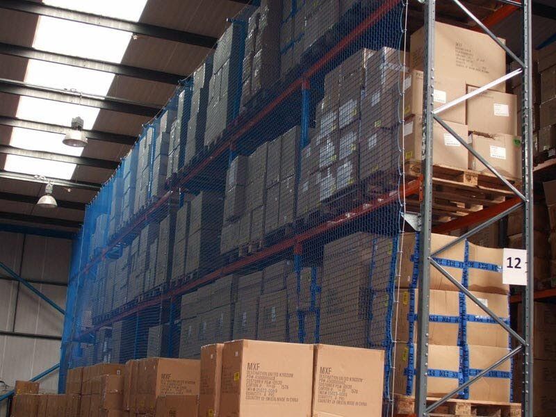 Pallet Back Backing with Netting — Safety Netting of Racks  in Grand Prairie, TX