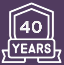 40+ YEARS 
EXPERIENCE