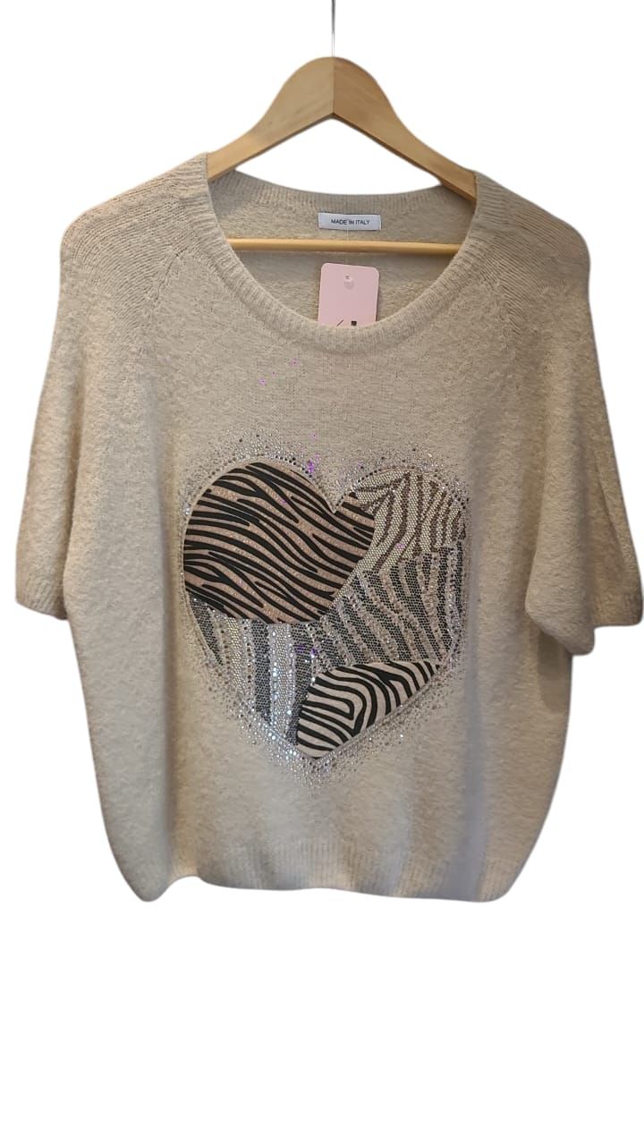 SUETER-CHALECO HEART