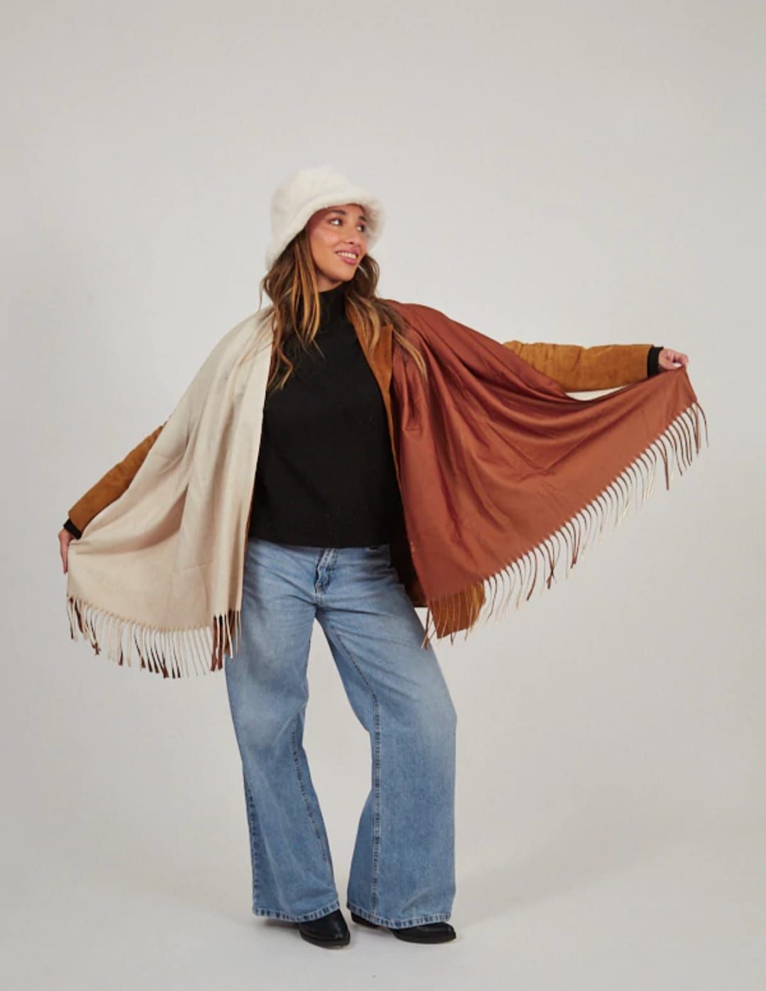 MANTÓN REVERSIBLE CASHMIRE