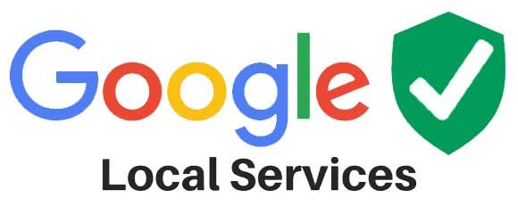 Google Local Services logo with a shield and checkmark.