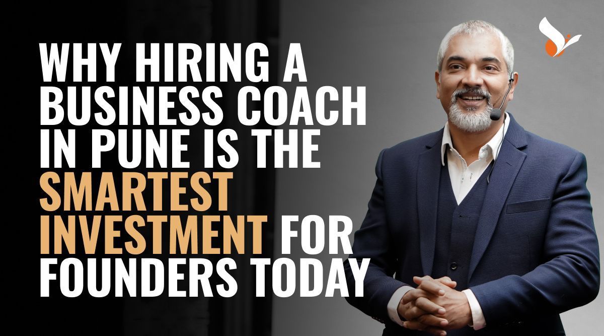 Business Coach in Pune mentoring a founders through business growth strategies 