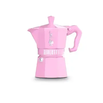 Bialetti Moka Exclusive Pink 3 Cup - Moka Pot