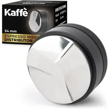 Kaffee 54mm Coffee Weight Distributor - Adjustable Depth Stainless Steel