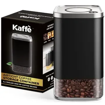 Kaffee Coffee Canister Storage 16oz | Container Stainless Steel