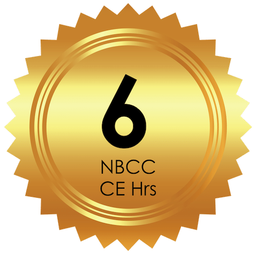 6 NBCC CE Hrs ribbon