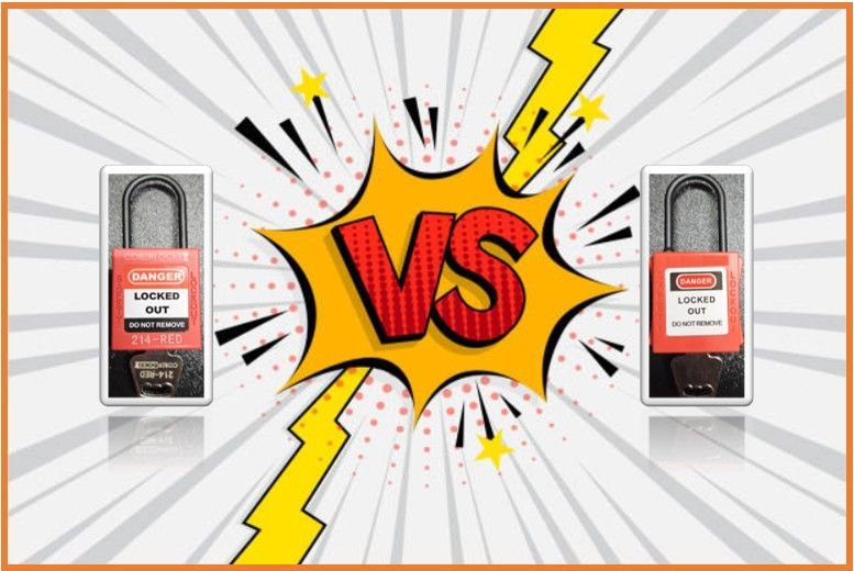 Lucchetti LOTO - lucchetti di sicurezza lockout tagout - norma uni en 17975 differenze fra lucchetti costo prezzo