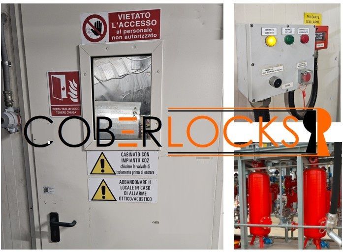 impianti CO2 sicurezza scarica gas accidentale rischio accesso antincendio pericolo valvole blocco interblocco