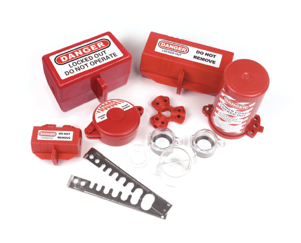 LOTO funghi di emergenza protezione lockout tagout