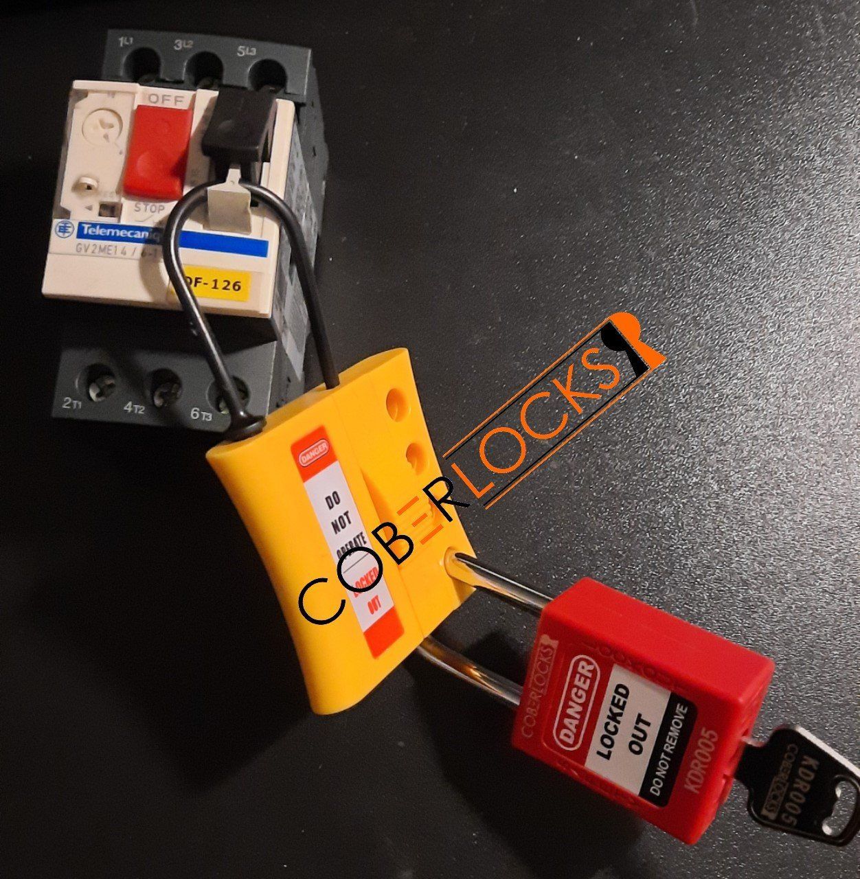 Coberlocks - hasp dia. archetto 3 mm lucchetto