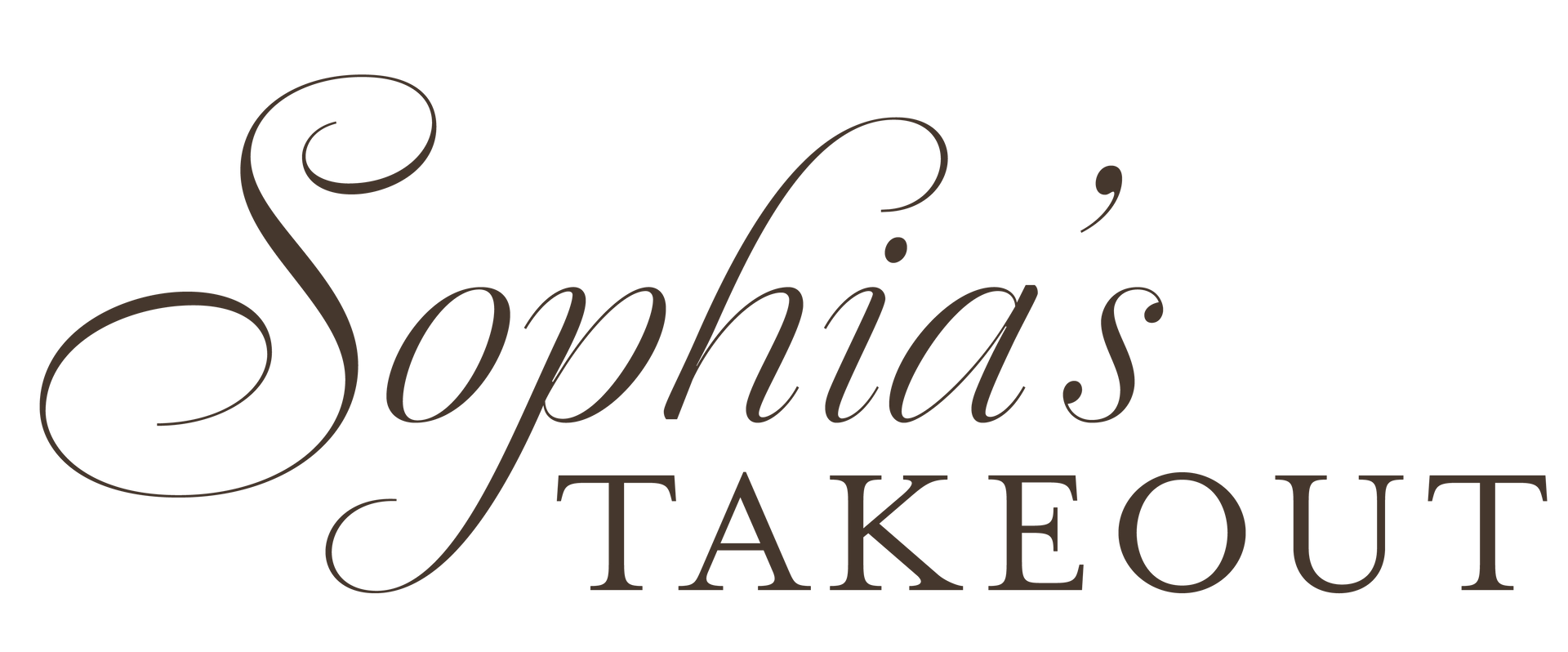 Stone Bridge Farms Sophia's Takeout
