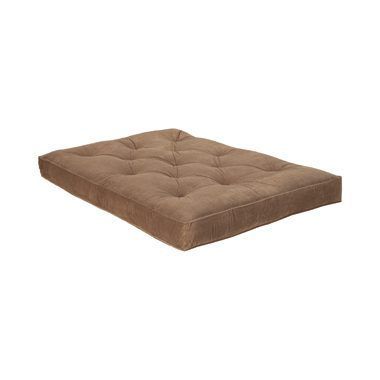 Button Tufted Luxury Futon Mattress Brown — Medford, OR — Beds For Less