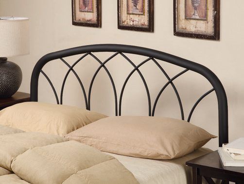Full Queen Arched Headboard Black — Medford, OR — Beds For Less