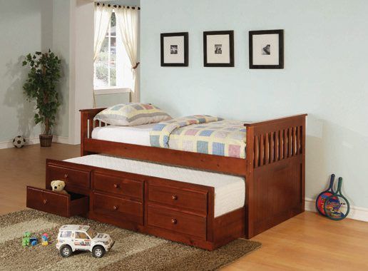 Daybed Storage Trundle Cherry — Medford, OR — Beds For Less