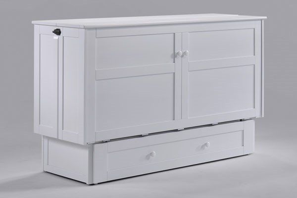 Cabinet Bed White Finish — Medford, OR — Beds For Less