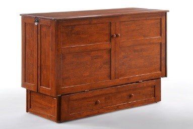 Cabinet Bed Poppy Cherry Finish — Medford, OR — Beds For Less