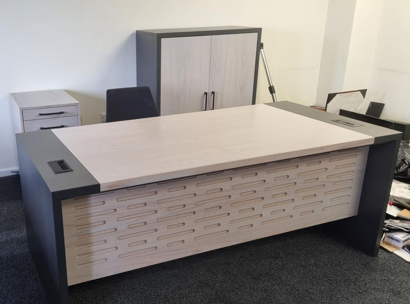 media center
bookcase
cd records
display cabinet
painted
