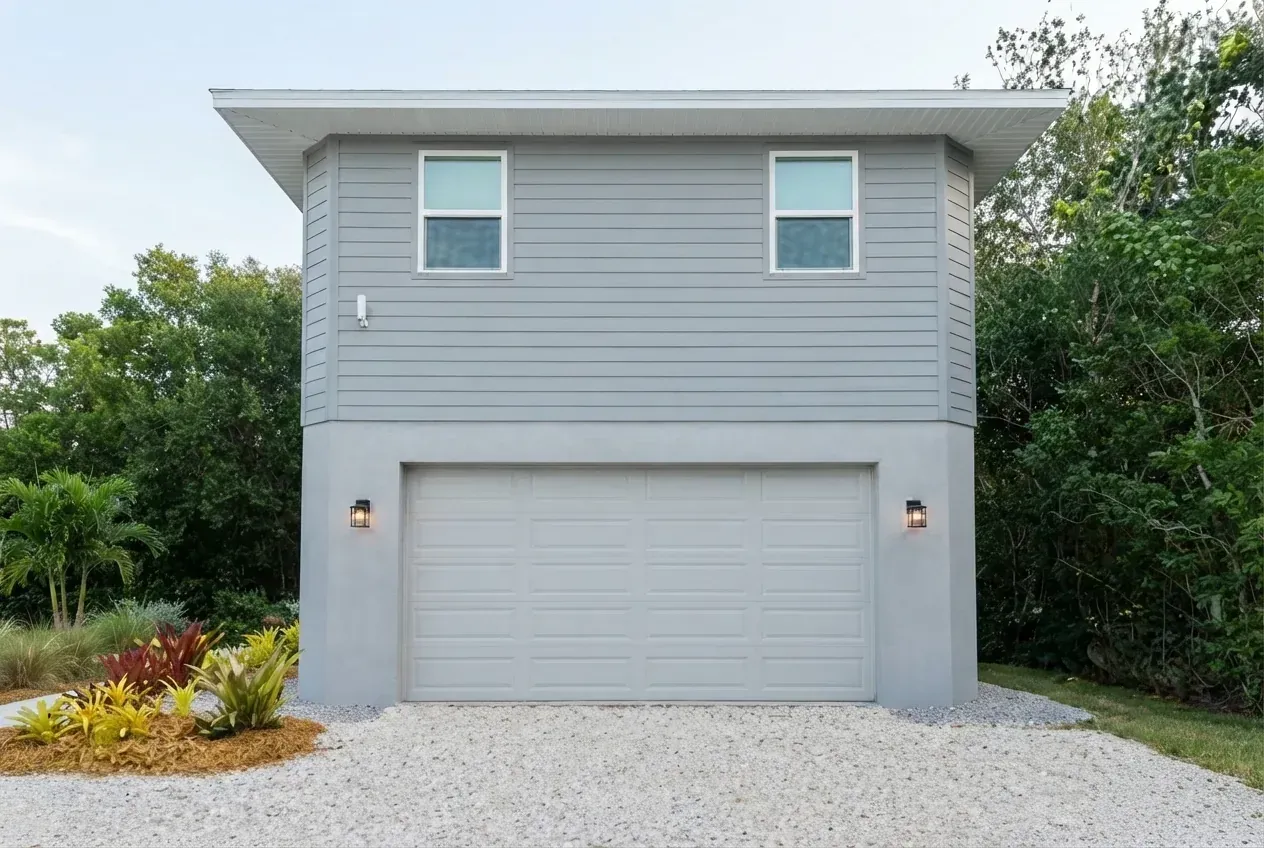 2-Story Garage — LTD Contracting new build, Punta Gorda FL