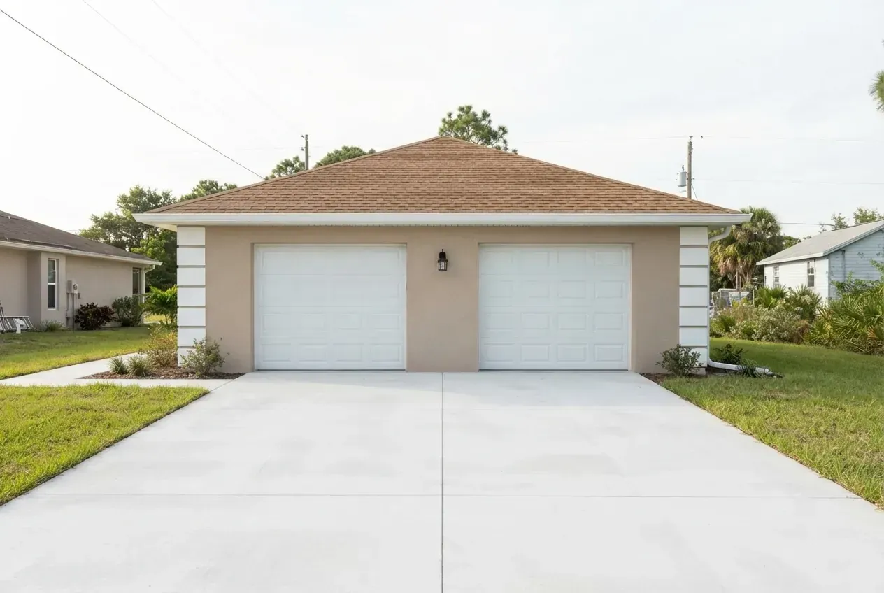 Detached Garage — LTD Contracting new build, Punta Gorda FL