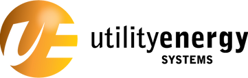 The logo for utility energy systems is shown on a white background