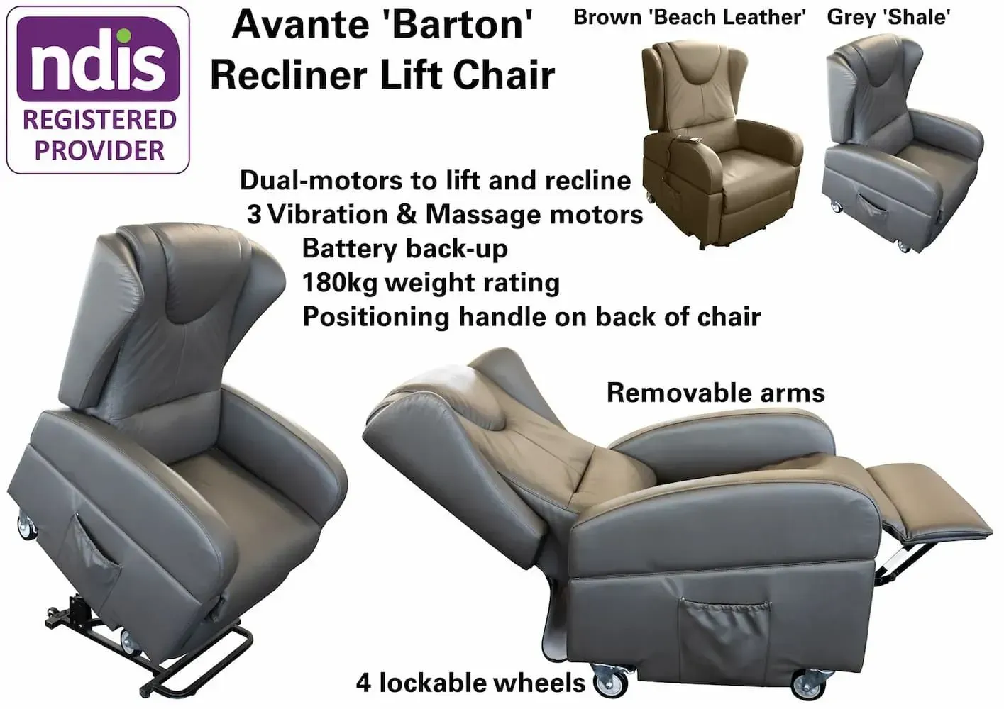 A Picture of an Avante Barton Recliner Lift Chair — Bryants Beds and Mattresses In Lismore, NSW