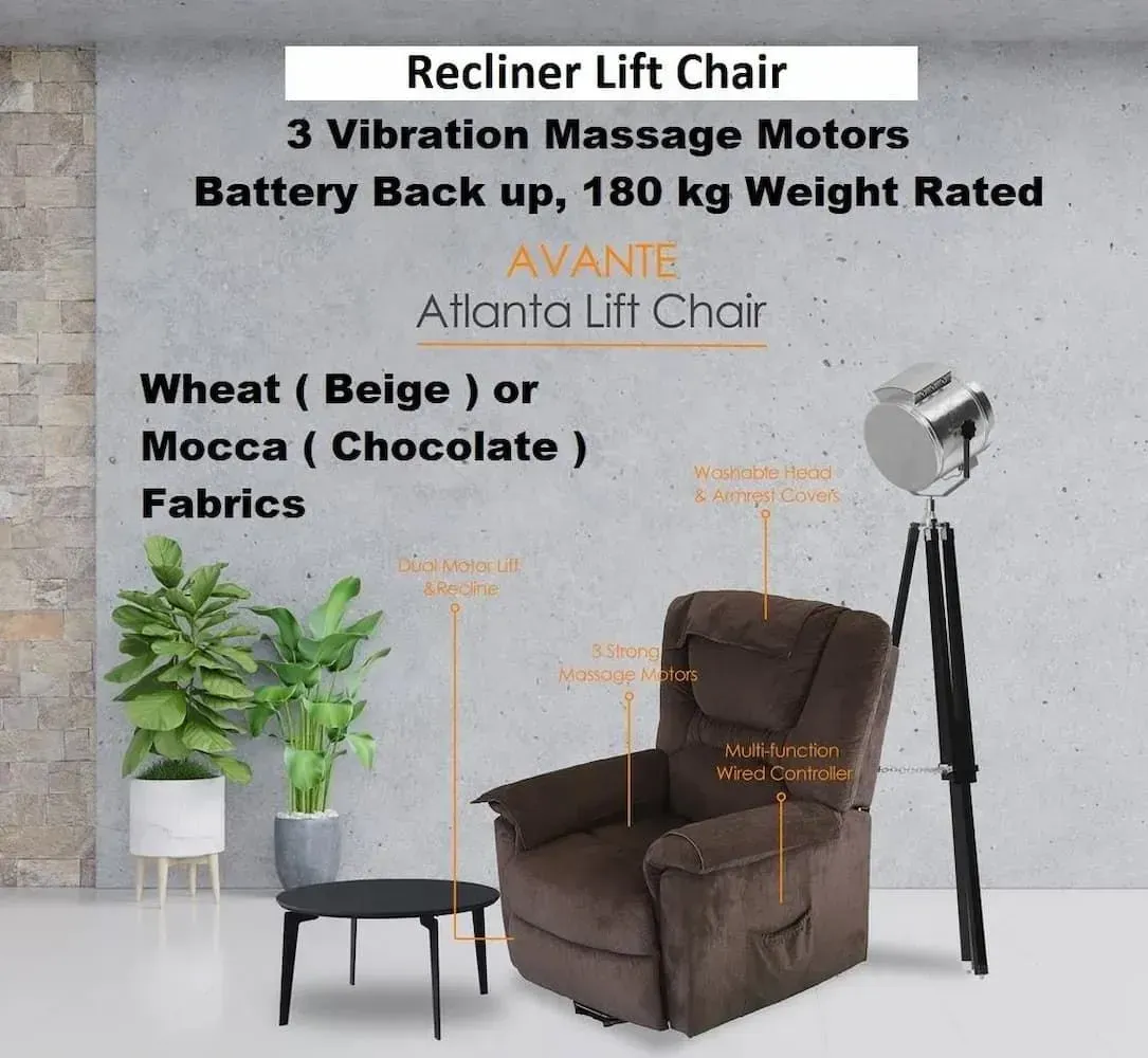 Recliner Lift Chair With 3 Vibration Massage — Bryants Beds and Mattresses In Lismore, NSW
